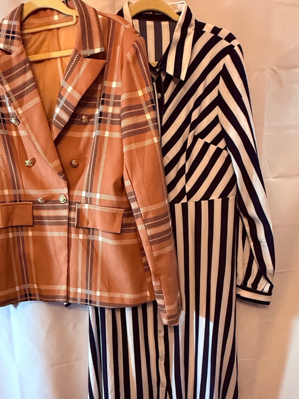 NWOT Polo Collar Long-Sleeve Button-Down Dress (XL)